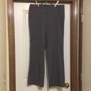 Flared gray pants